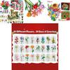 Bloemenboeket Kerst Aftelkalender Adventskalender Blind Box Blokkenset Met Doe-het-zelf Plezier Voor Huis Vakantie Decoratie