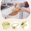 Food Waste Catcher ,Hanging Sink Strainer Colander, Home Quick Draining Kitchen Drain Basket