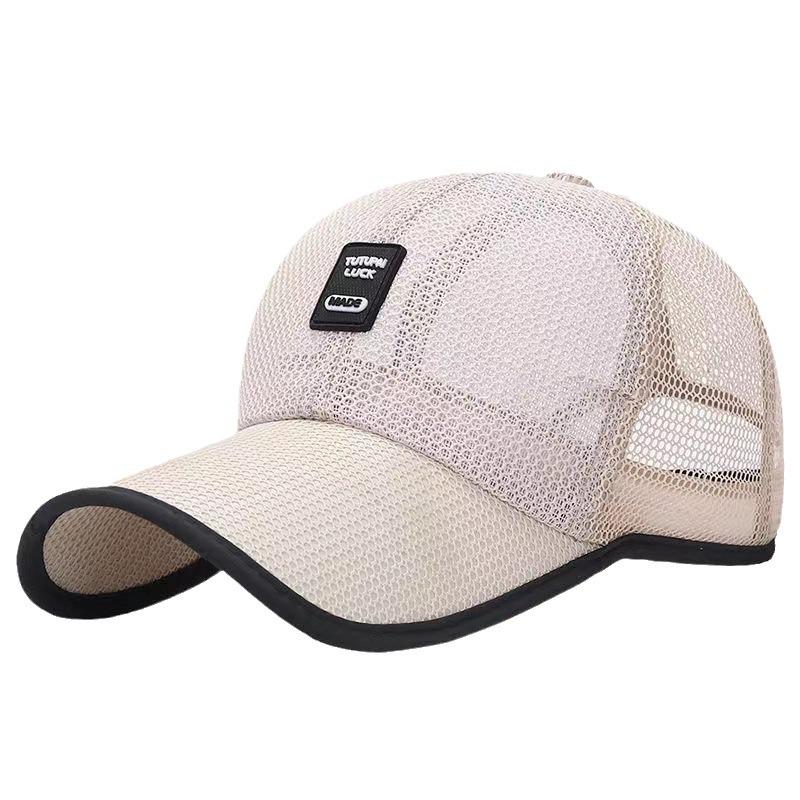 Summer Breathable Duckbill Cap: Sun Hat with Wide Brim, Neck Protection, and Versatile for Outdoor Cycling.