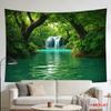 2D Tropical Forest Waterfall Backdrop for Aesthetic Nature Content Creation