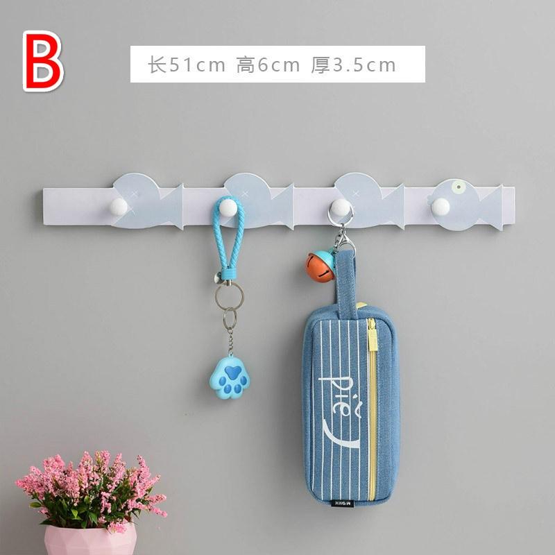 1pcs Europe Wooden Hooks Ornaments Creative Porch Door Wall Decoration Coat Hook Key Holder Househol