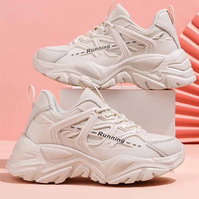 Shoes For Men Women's Chunky White Luxary Sneakers Ladies Running Casual Shoes Fashion Light Male Tenis Sports Fitness Footwear