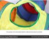 Rainbow Three-Way Foldable Cat Tunnel Toy