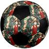 1pc One Piece Football Soccer Ball Size 5 Indoor Soccer Ball Fashion Colorful  Backyard Game -Great For Sports Fans Gift HE65
