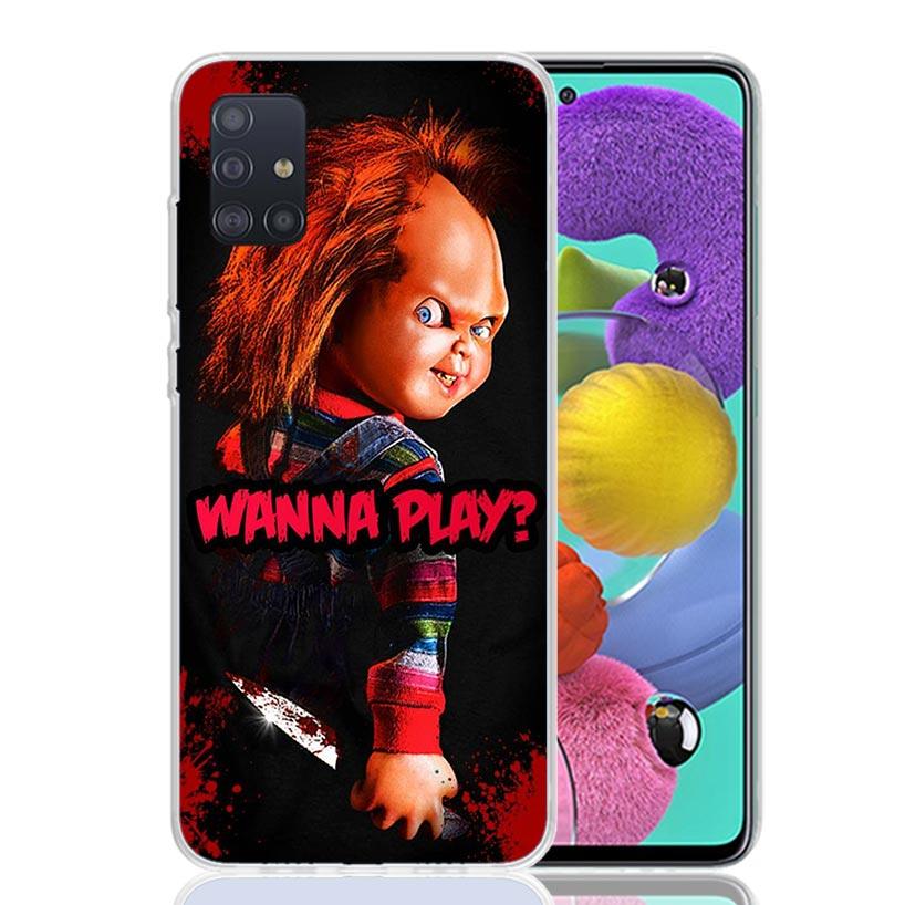 Chucky Child's Play Phone Case For Samsung Galaxy A52 A32 A22 A12 A02S A50S A30S A51 A31 AA71 Note 20 Ultra 10 S10 Plus Galaxy A