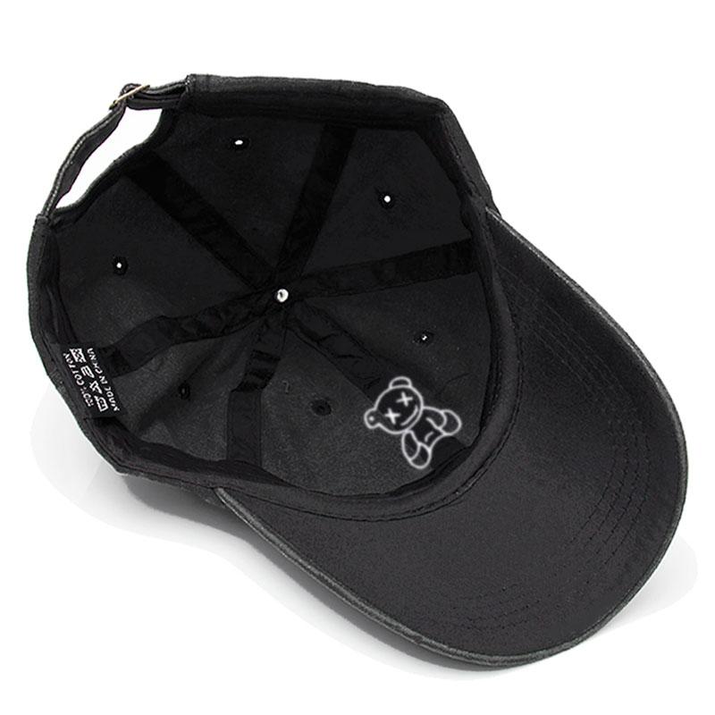 Xx Little Bear Embroidery Baseball Cap For Men Women Washed Cotton Dad Hat Adjustable Unisex Casual Sports Caps