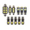 SMD LED Interior Lights 11PCS Light Bulb For VW Passat B7 White Indoor Light 12V