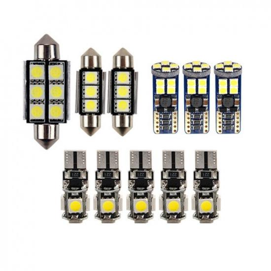 SMD LED Interior Lights 11PCS Light Bulb For VW Passat B7 White Indoor Light 12V