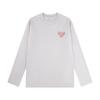 Women's 2025 American Style Pure Cotton Long-Sleeve T-Shirt: Loose Fit, Ideal for Autumn/Winter.