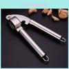 Heavy Duty Stainless Steel Garlic Squeezer For Effortless Meal Prep