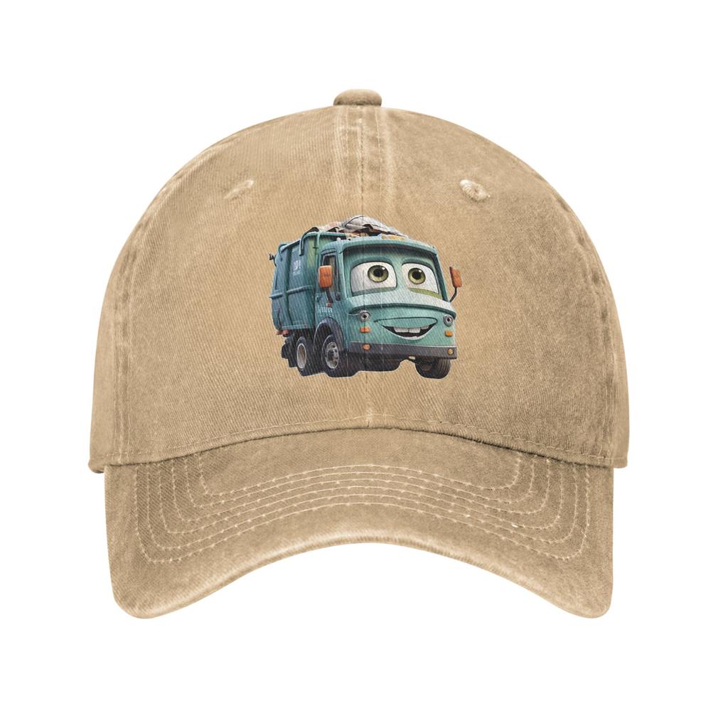 Trash Truck for Children Denim Cap Casual Baseball Caps Adjustable Hat Summer Unisex Baseball Hats