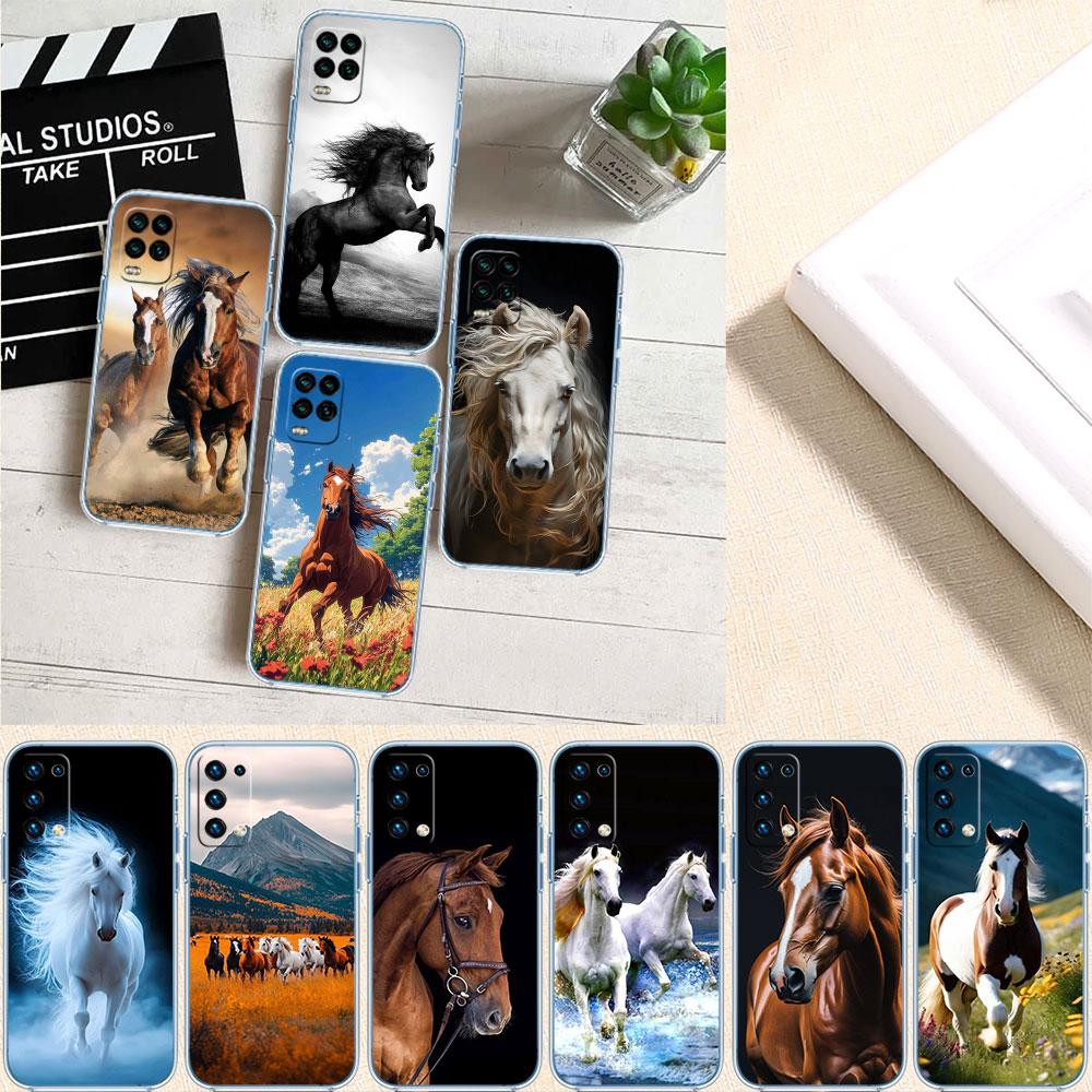 FM22 Fine Horse Soft Shell Transparent Phone Case for Motorola Moto Edge 20 30 40 50 S30 Fusion Ultra Pro Neo Lite + G200 G23