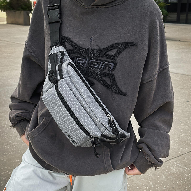 Studentská náprsní taška Pánská ledvinka Dámská crossbody taška