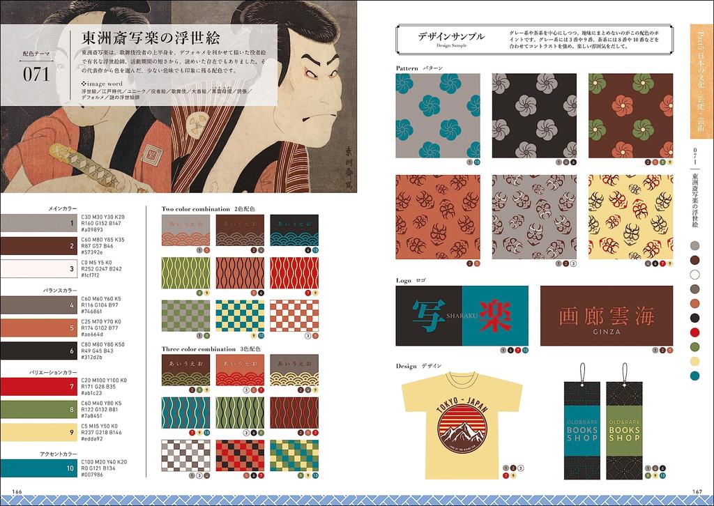 A Dictionary of Color Schemes and Patterns That Express Japanese Style
