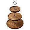 Decorative Wooden Cupcake Stand 2/3-Layer Cake Serving Tray Cupcake Holder Shelf  Dried Fruit