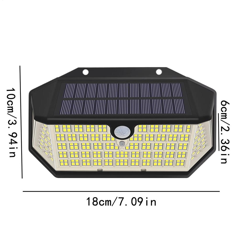 Solar Lights Outdoor Motion Sensors Waterproof LED Light for Garden for Railing Deck Window Patio Porch Yard Backyard Corridor