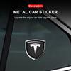 1ks Kovový znak na auto Karoserie Kufr Emblém Dekor 3D Nálepka Pro Tesla Model 3 S X Y Style Roadster Invader Coil Mod WYE K80