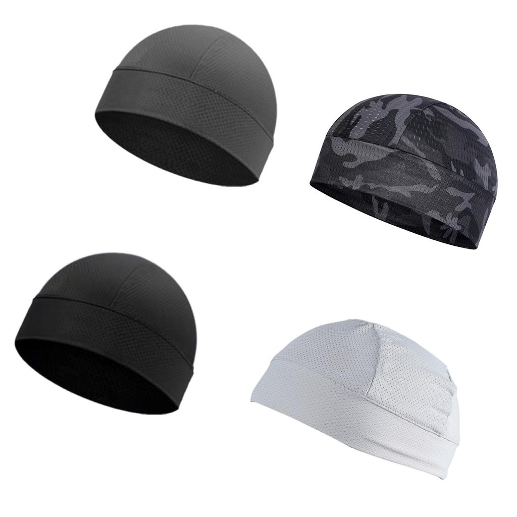 Sommar Andningsbar Underhjälmshatt Cykling Döskallekeps Svettabsorberande Cykelhjälm Foder Svalkande Döskallekeps Hjälm Mössa