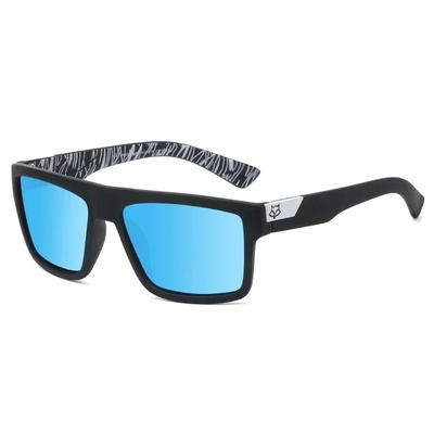 New Fox Knight  Square Sun Glasses Women Men High Quality Glasses Outdoor Riding Fishing Sun Glasses Retro Shades Uv400