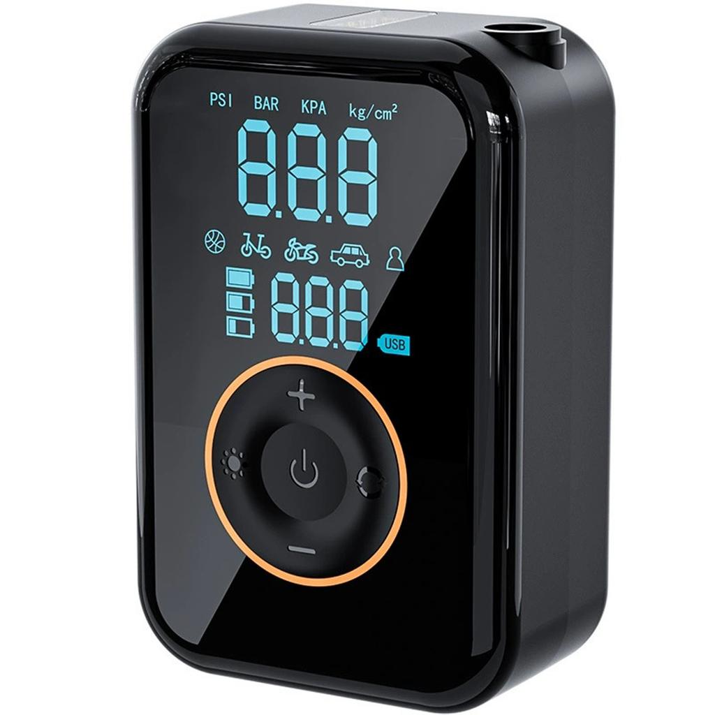 Tire Inflator Portable  Compressor,150 PSI Portable Tire Inflator with Digital Display and LED Light, Cordless Tire   for Cars, Motorcycle, Bike, Bal