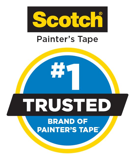 Scotch 60" x 60 Yards Blue Safety Release Masking Painters Tape .75
