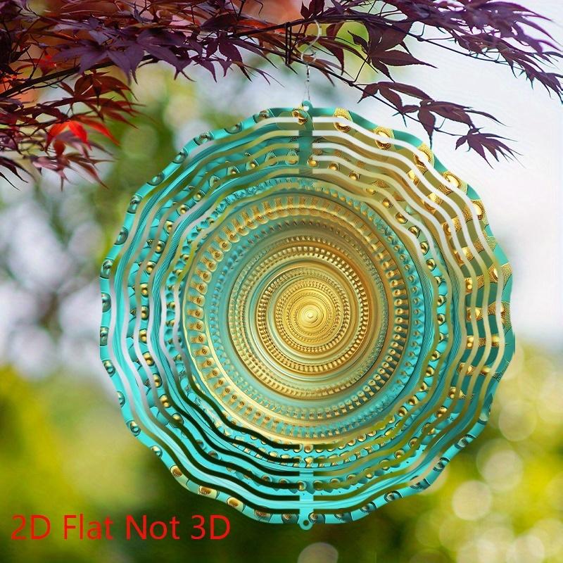 

Turquoise Wind Chime. 10-inch artful outdoor design for garden, patio or balcony. An ideal gift.