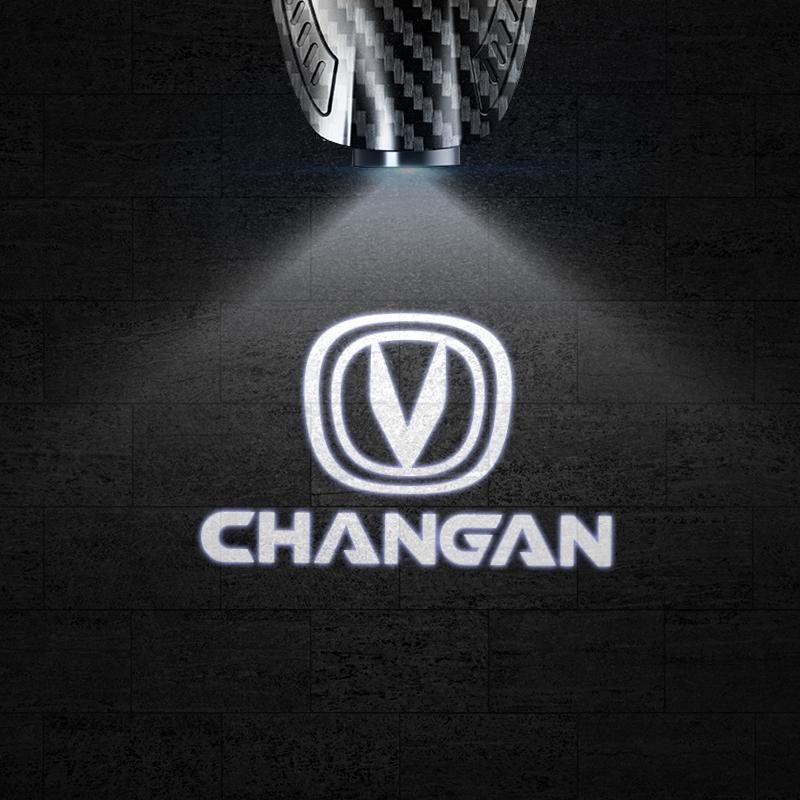 

2pcs For Changan CS75 Plus CS35 CS15 CS95 Universal Wireless Car Door Charge Led Projector Lights Welcome Lights Accessories 2pcs