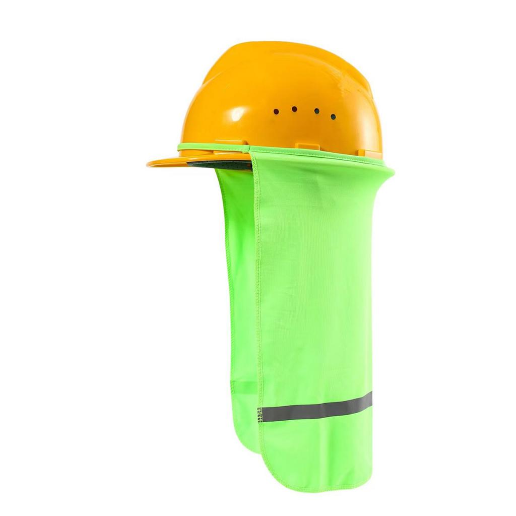 Breathable Construction Helmet Sun Shield Neck Protector 36cm Length for Outdoor Safety Hard Hat Accessories