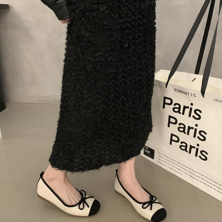 Flat-bottomed small fragrant single shoes women's shoes 2025 new spring and autumn red ballet French gentle evening shoes