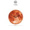 Creative Painting Wall Clock 11 Inch Moon Wall Clock Living Room Acrylic Wall Decoration Mute Clocks Unique Gift
