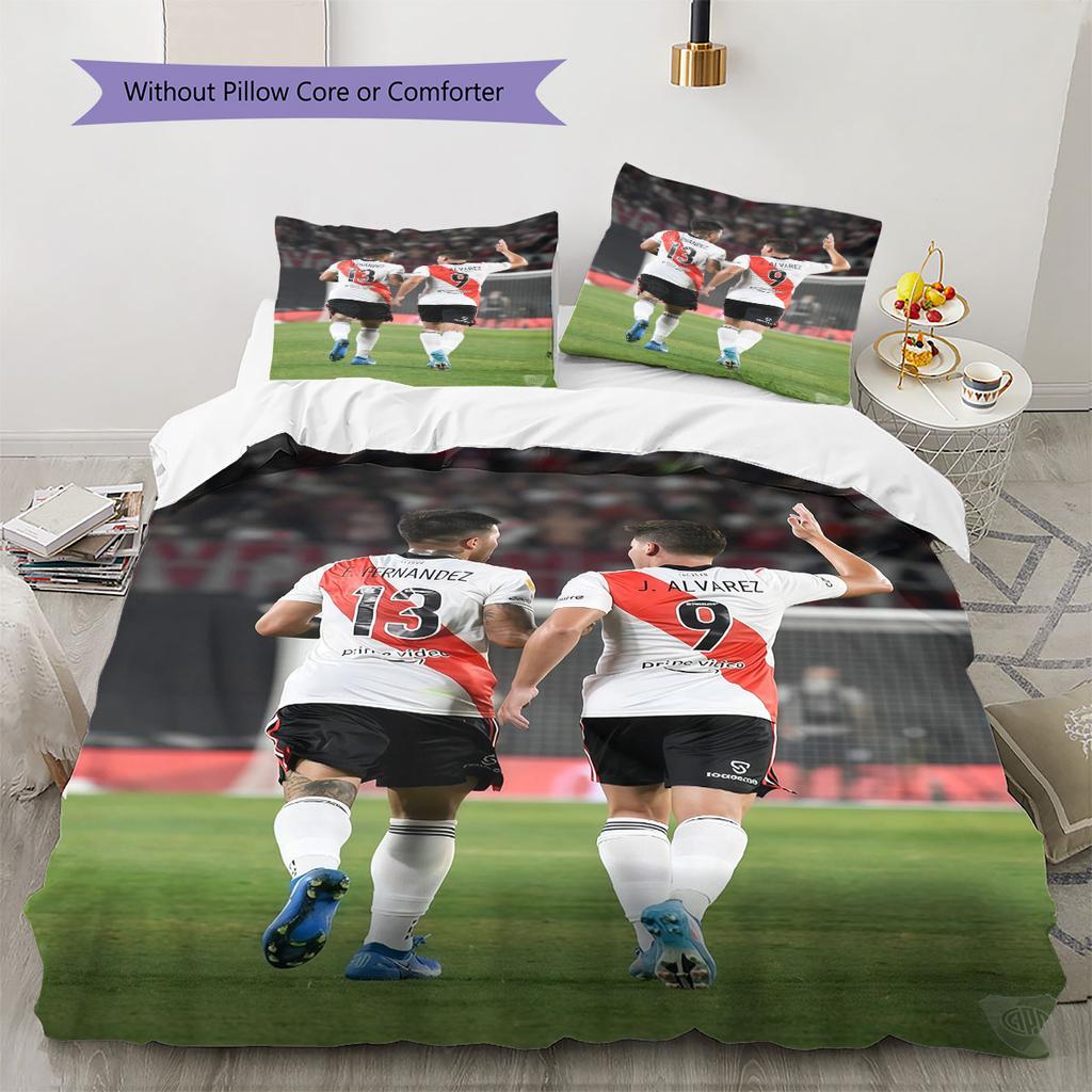 Julian & Enzo Pattern Bedding Home Decoration Birthday Gift ( 1 duvet cover + 2 pillowcase, without core),fan merchandise.
