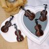 Mini Side Clip Creative Violin Hair Clips For Women And Girls To Fix Hair Barrettes Hair Accessories Headwear Cosplay Decor Gift