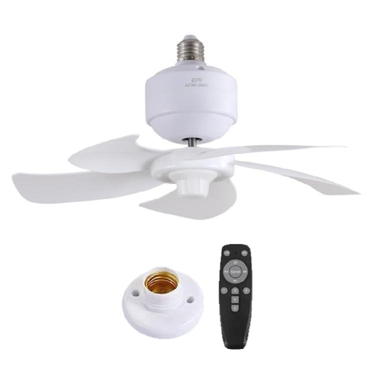 E27 Thread Cooling Fan Low Noise Chandelier Fan with Timing Function 13in Electric Fan Ceiling Fan for Indoor Baby Room