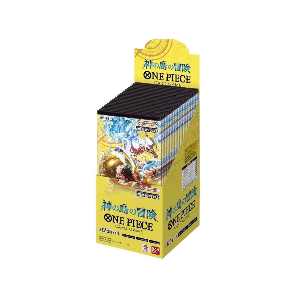 Official Product One Piece Card Game Booster Pack Adventure on Gods Island OP-15 (1 BOX)