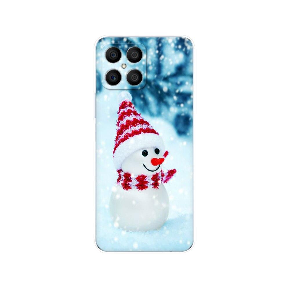 Husa pentru Honor X8 Husa din spate pentru HonorX8 Husa Honor X 8 Husa transparenta pentru telefon Geanta de protectie Tpu Husa din silicon moale Bara de protectie