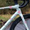 12/20/24Pcs Cherry Blossom Stickers, Suitable For Covering Vehicle Body Scratches, Bicycle And Motorcycle Helmets, Decals