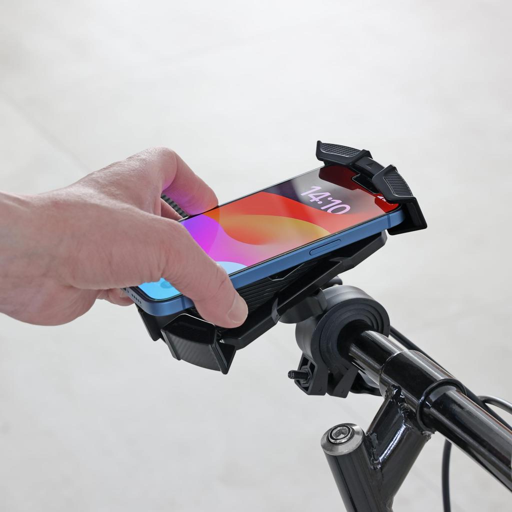 Captain Stag Bicycle Smartphone Easy Compatible with Multiple Adjustable Fits (CAPTAIN STAG) Holder, Stand, Installation, Devices, Angle, 360-Degree