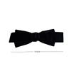 Black Velvet Bow Hair Clip Large Satin Bow Hairpin Retro Elegant Hair Accessory For Women Back Of The Head Hair Barrette