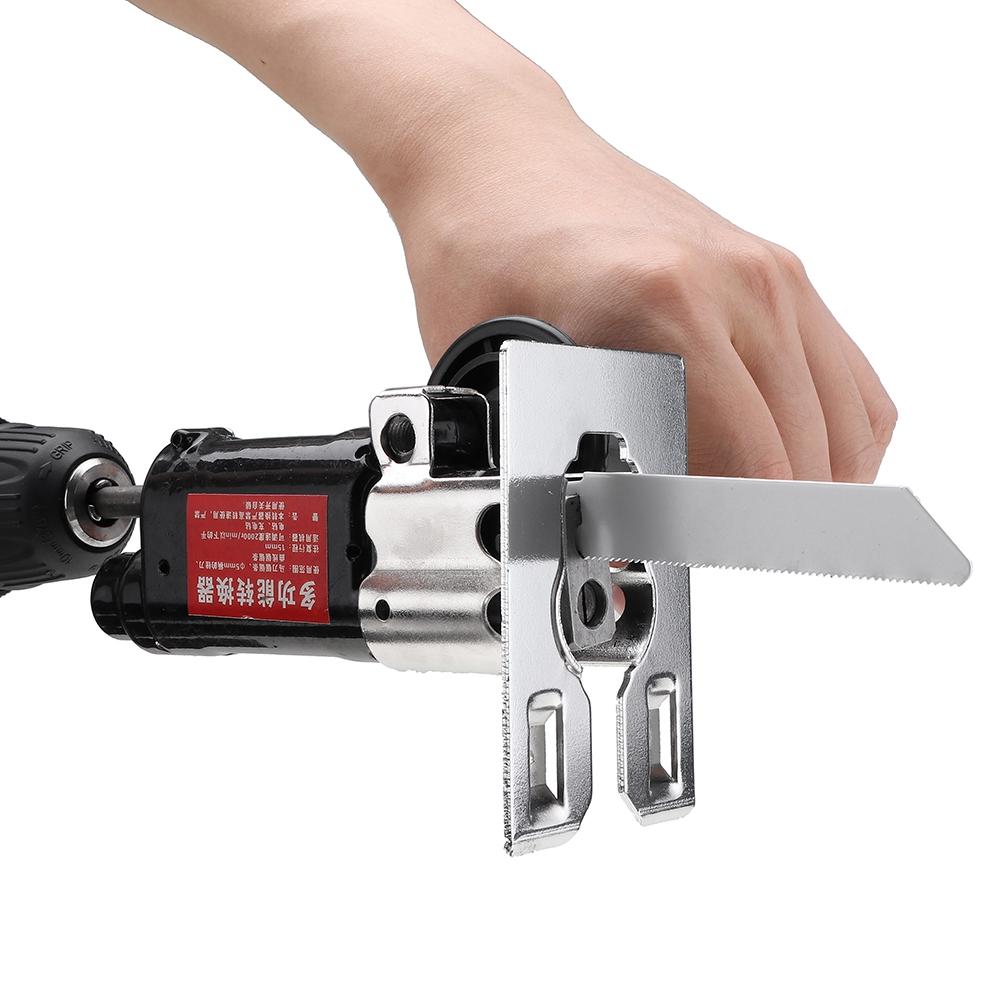 Electric Multifunction  Reciprocating Saw Attachment Change Into Reciprocating Saw Jig Metal File for Wood Metal Cutting New