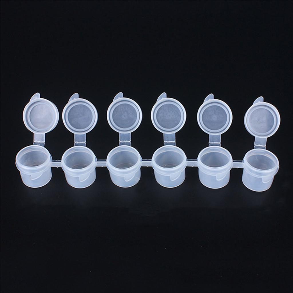 Convenient Storage Container 6Strips 3ML Empty Paint Strips Art Supplies