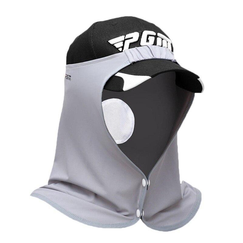 

Летний солнцезащитный платок для гольфа для мужчин и женщин, шелковый шейный платок с капюшоном, маска без шляпы серый