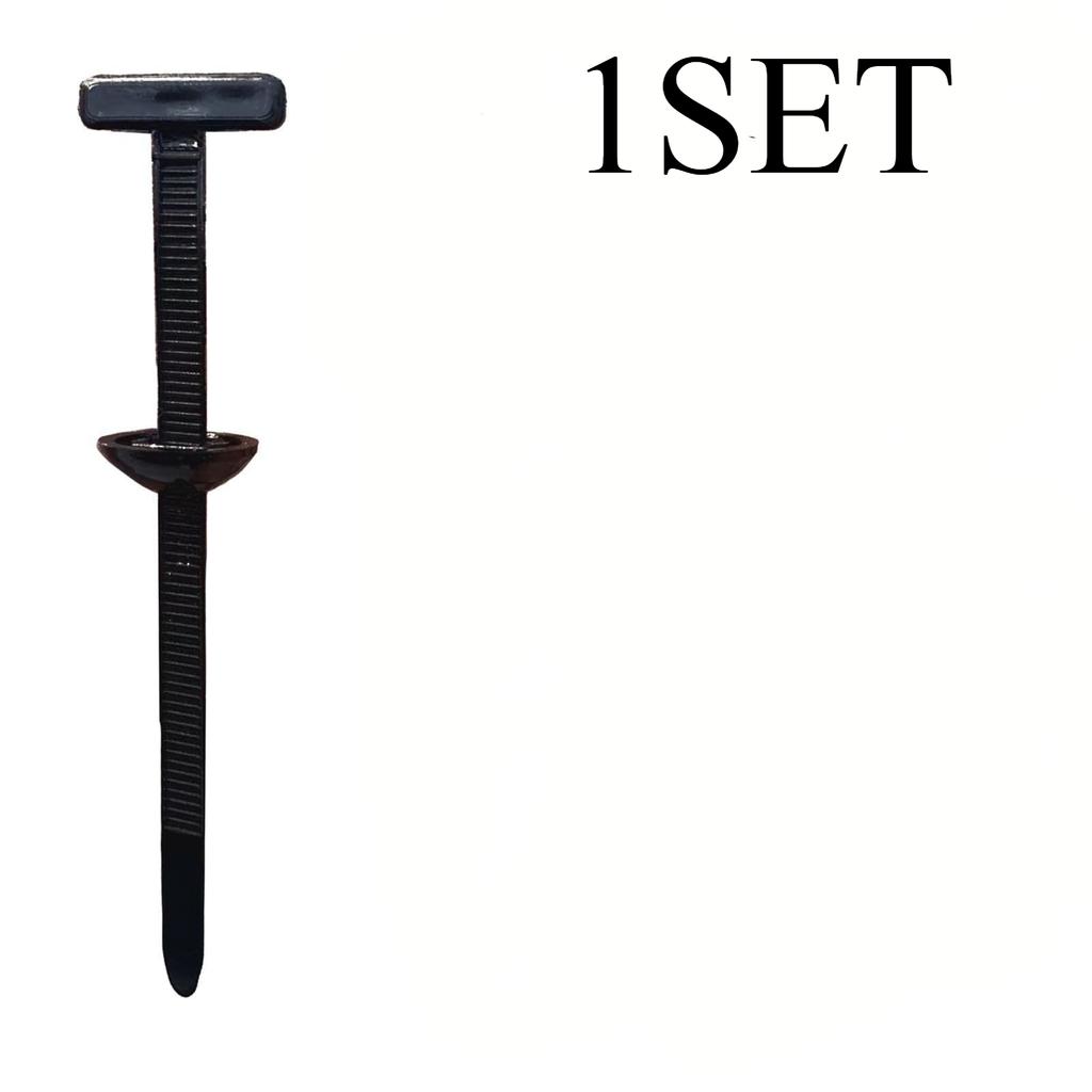 300 STÜCKE Nylon Universal Kabelbinder Schnalle Schwerlast Selbstsichernde Kabelbinder Halter mit Stiftbefestigungen Karosserie UV-Beständige Kabelbinder