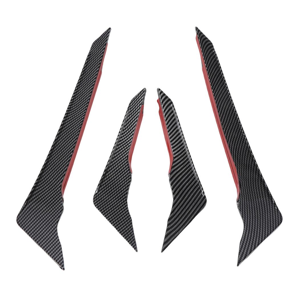 1 P  Front Bumper Side Spoiler Aerodynamic Left Right Front Bumper Side   Vent Trim Fin Decor Replacement For FY   2021-2024