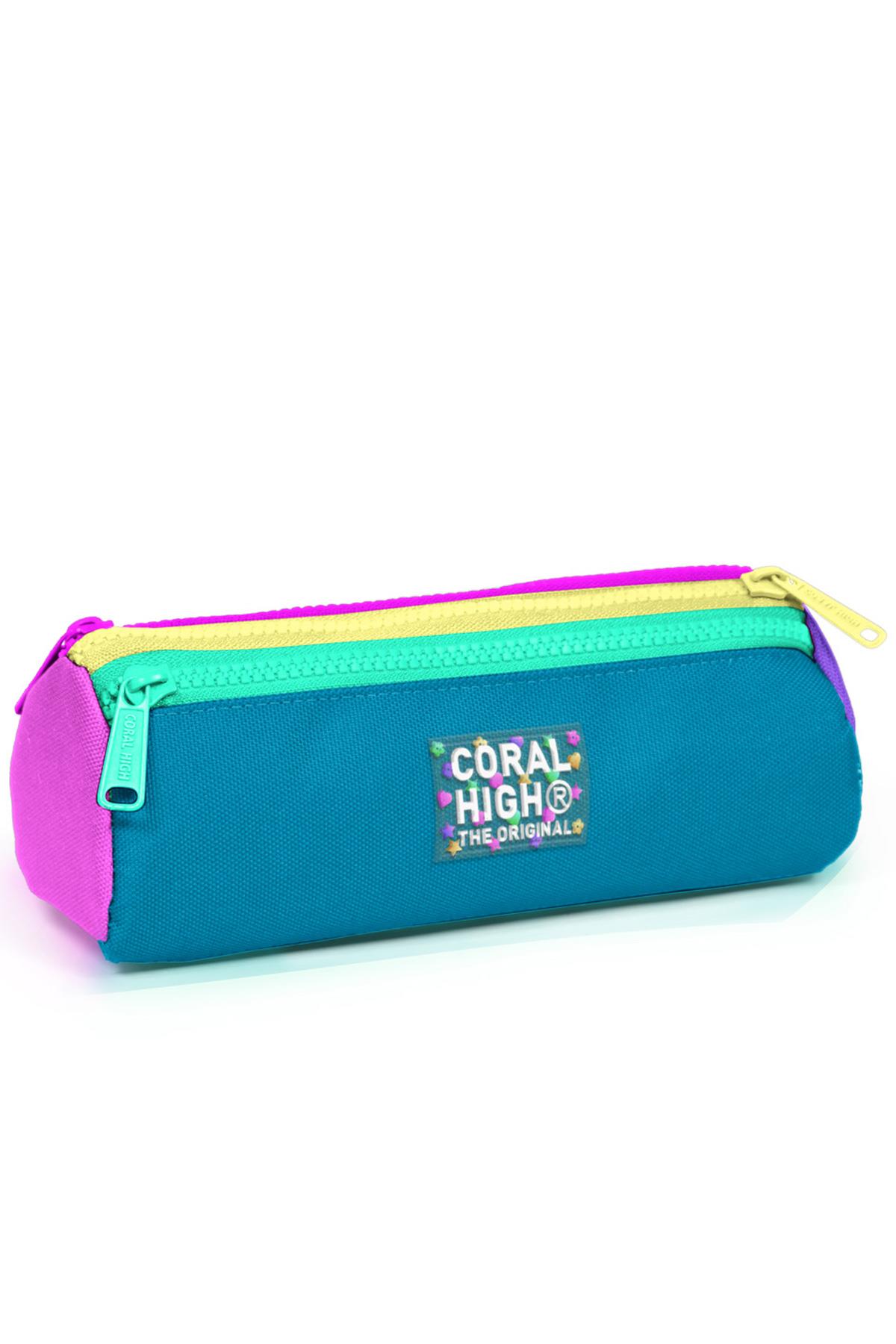 

Розовая сумка-карандаш Coral High Kids в пастельных тонах с тремя отделениями 22059