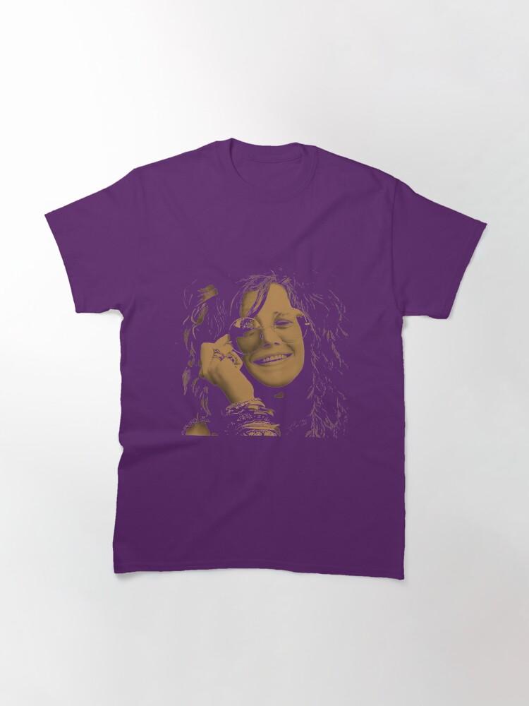 Janis Joplin Vintage Janis Joplin Art Print – Retro 70S Singer Portrait, Boho Music Tee | Limited Edition Classic T-Shirt