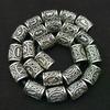 24Pcs Viking Runes Set Loose Beads Spacer Beads For Hair Braid Dreadlock Beads DIY Jewelry Making