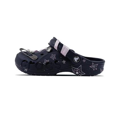 Classic Clog EVA Pink Diamond Starlight Beya Beach Hand-painted Sweet Cartoon Clogs Unisex Black