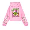 Kids' Casual Fashion Christmas Printed Long Sleeve Hooded Sweatshirt (No Drawstring)