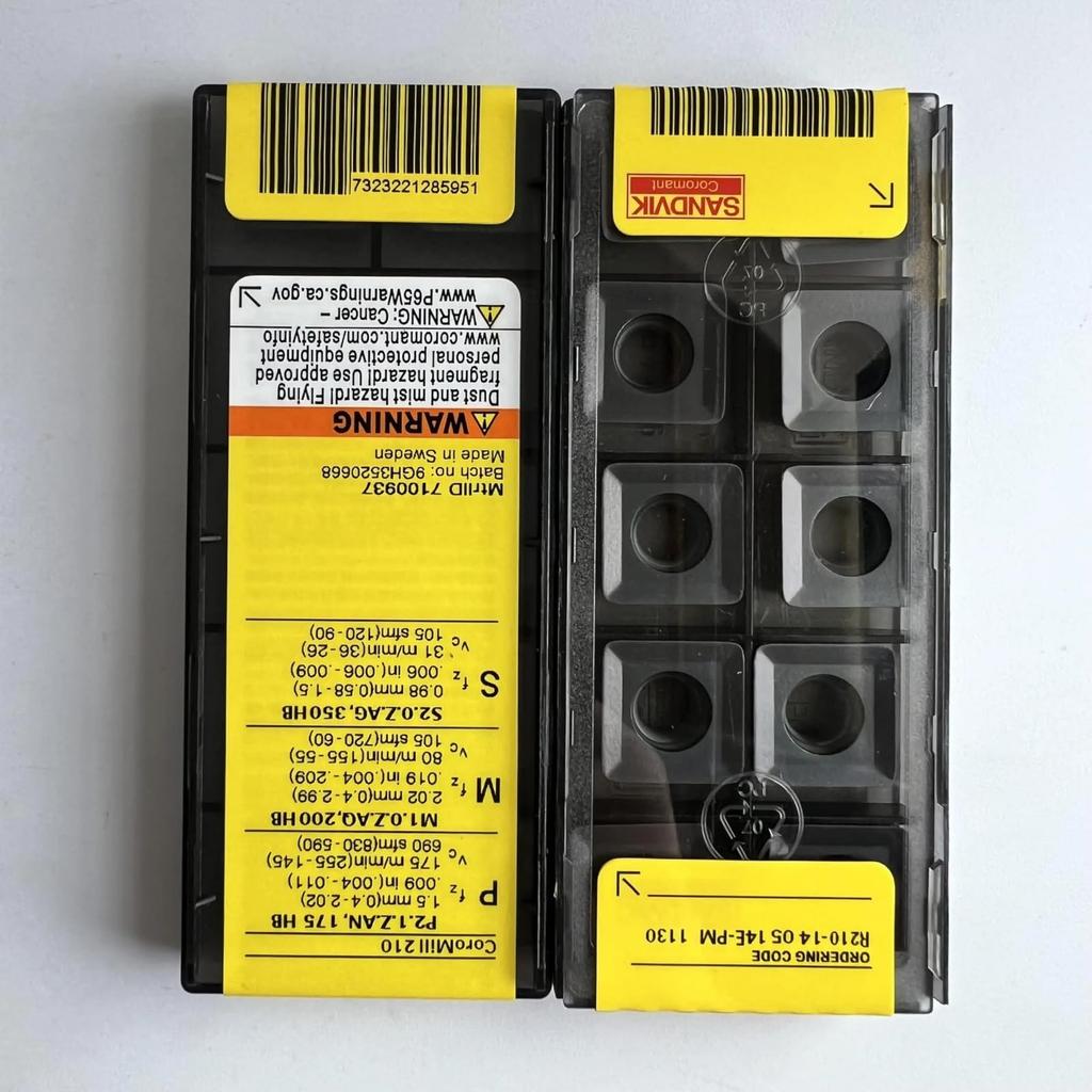 Original Sandvik / R210-140514E-PM 1130 /Carbide CNC Blade 10 PCS