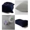 Inflatable Pillow For Camping Travel Pillowes Flocked Fabric Air Pillowes For Comfortable, Ergonomices Inflating Pillowes